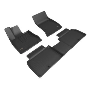 Genesis G80 Floor Mat Set - Front + Rear - 3D MAXpider - Kagu Series - Black - `23-`24 Genesis G80 Floor Mat Set - Front + Rear - 3D MAXpider - Kagu Series - Black - `23-`24